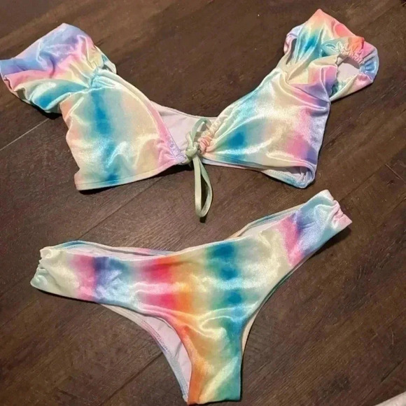 NWT QuintSoul oasis of the sea  bikini S - Picture 3 of 7